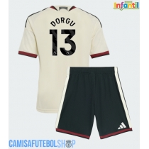 Camisa de time de futebol Manchester United Patrick Dorgu #13 Replicas 3º Equipamento Infantil 2026-27 Manga Curta (+ Calças curtas)
